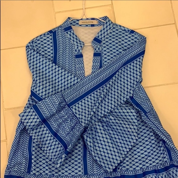 Miss Look. NWOT Mini Boho Dress. - Picture 5 of 5